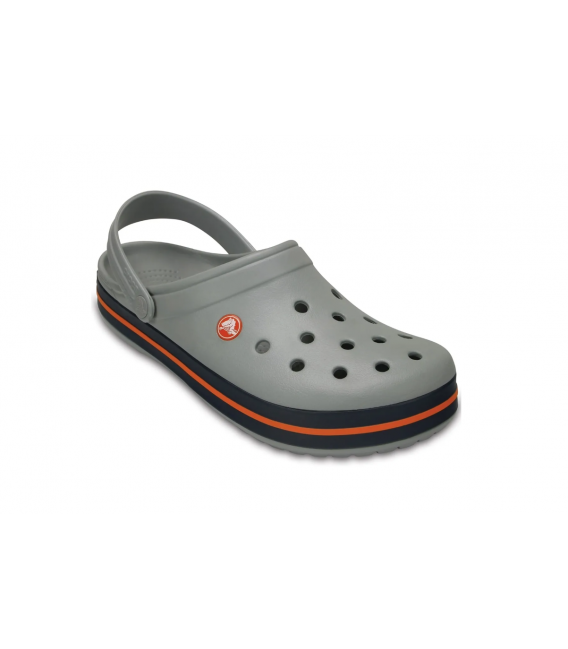 CROCS Crocs Crocband Terlik Sandalet Açık Gri / Lacivert unisexKADIN