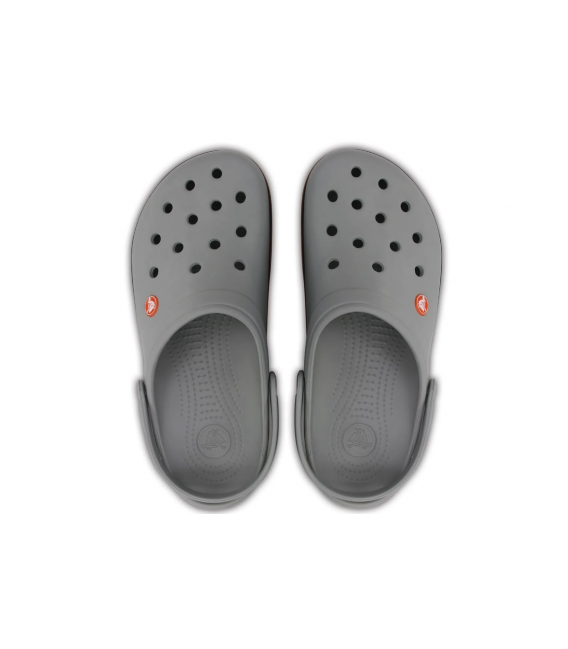 CROCS Crocs Crocband Terlik Sandalet Açık Gri / Lacivert unisexKADIN