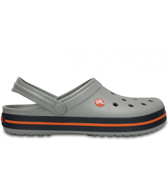 CROCS Crocs Crocband Terlik Sandalet Açık Gri / Lacivert unisexKADIN